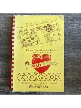 Heart Of America Heartbeats Cookbook Kansas City MO 1978